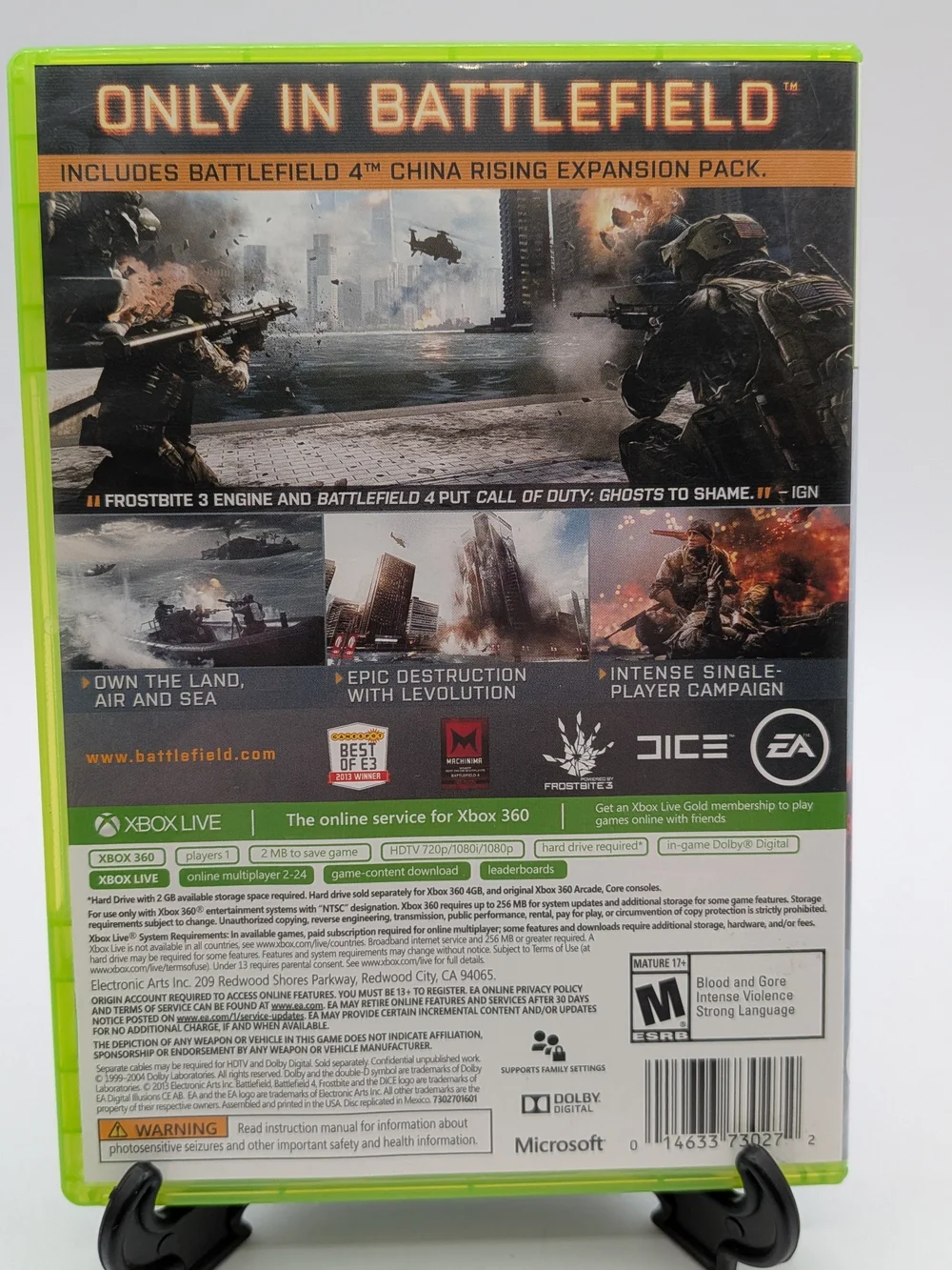 Xbox 360 - 4 Game 🎮 Bundle - BF3 / BF4 / ASSASSINS CREED 3 / GLEE KARAOKE REVOL